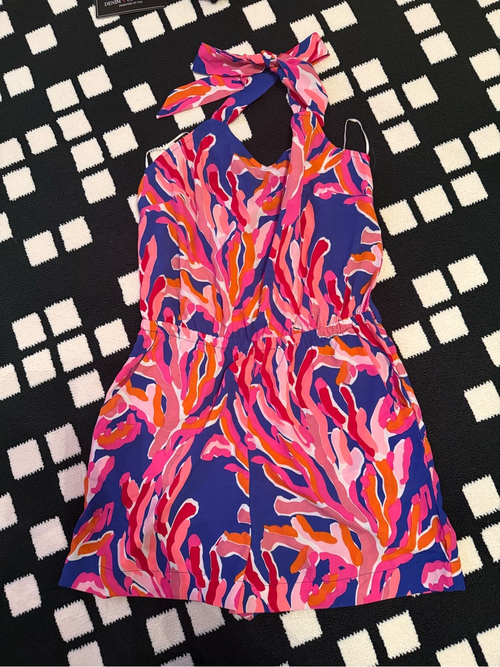 Vibrant Halter Romper